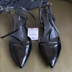 High ankle T-strap shoes from Zara